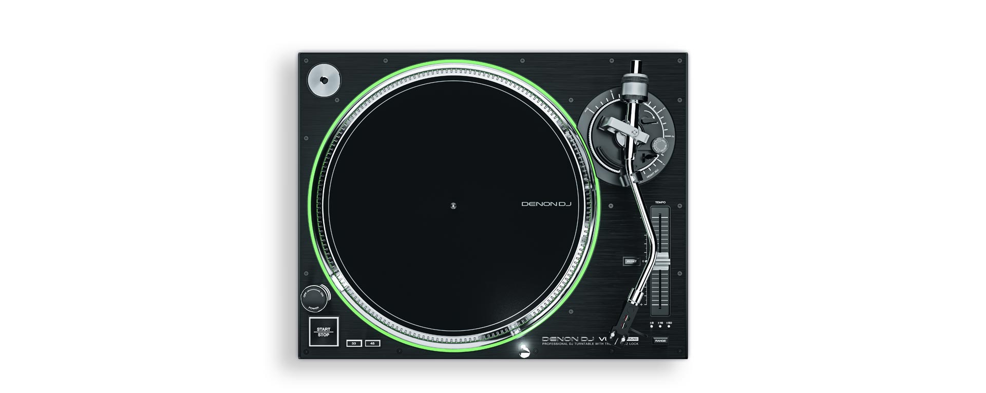 DENON VL12 PRIME Platine Vinyle DJ Professionnel à Entrainement Direct